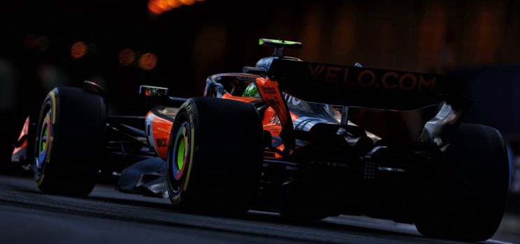 Lando Norris en route vers la victoire au Grand Prix de Monaco