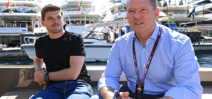 Max en Jos Verstappen in Monaco