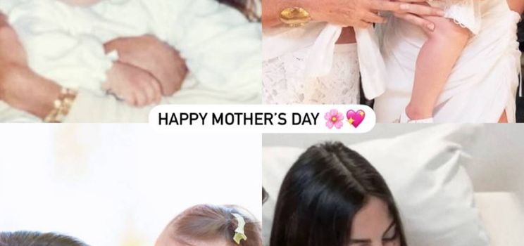 Kelly Piquet mit ihren Töchtern, Penelope und Lily.