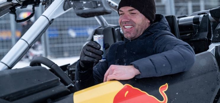 Robert Doornbos à Zandvoort avec Red Bull