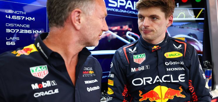 Christian Horner e Max Verstappen