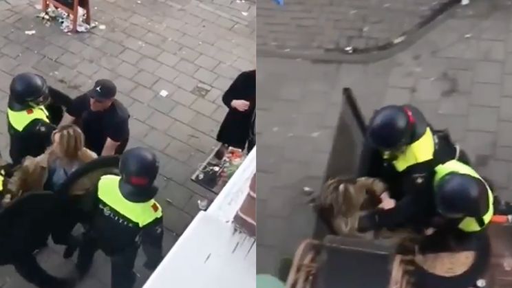 Beelden meppende agenten op Koningsdag in Amsterdamse Jordaan gaan viraal