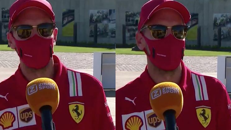 Sebastian Vettel spreekt een aardig woordje Nederlands