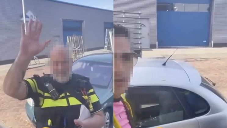 Eh meneer, misschien moet je de agent even met wat respect behandelen