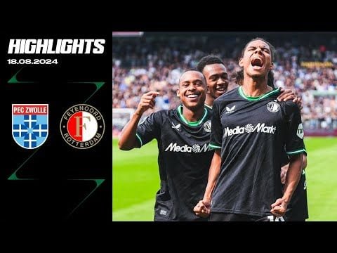 Samenvatting: Eerste competitiezege voor Feyenoord in Zwolle