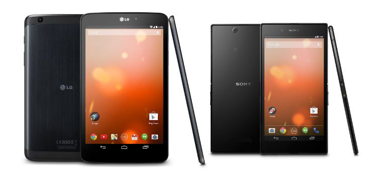 Sony Xperia Z LG G Pad 8.3: nu Google Play Edition beschikbaar