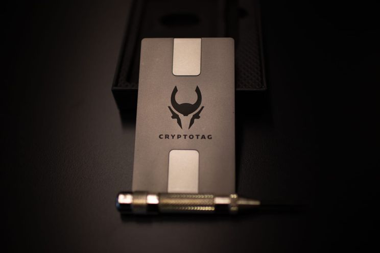 CRYPTOTAG Review: Knap staaltje Bitcoin recovery seed management
