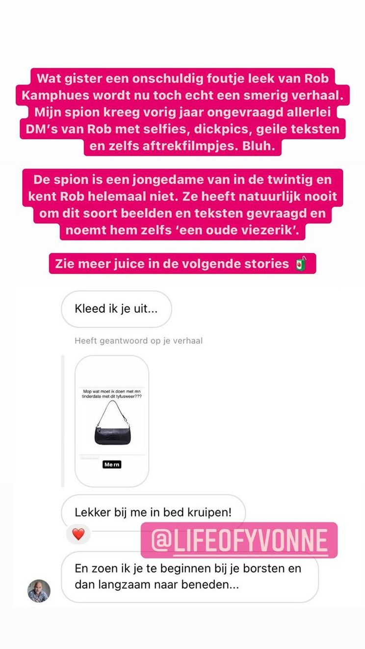 Oeps! Rob Kamphues plaatste per ongeluk video in slip op Instagram