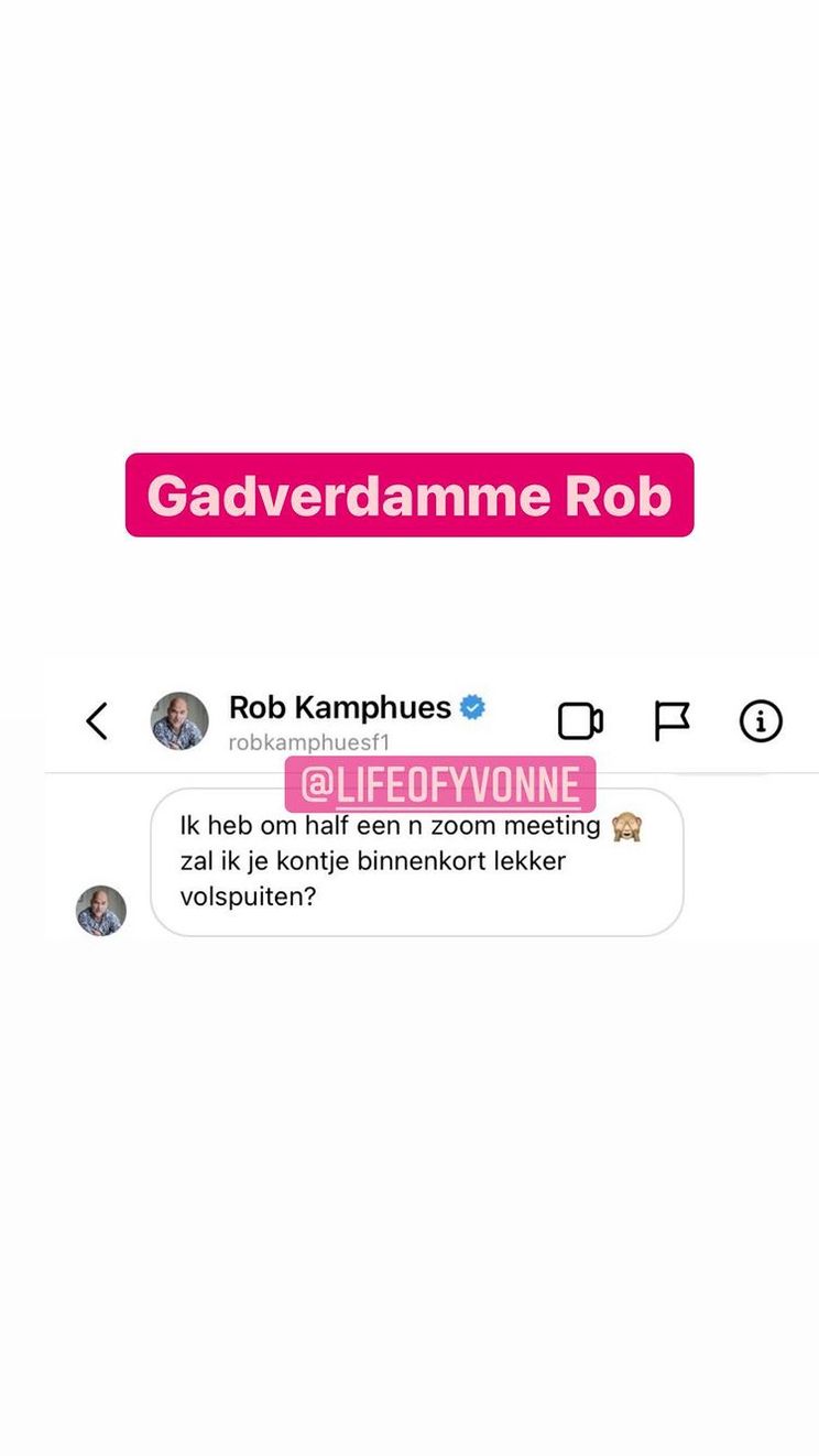 Oeps! Rob Kamphues plaatste per ongeluk video in slip op Instagram