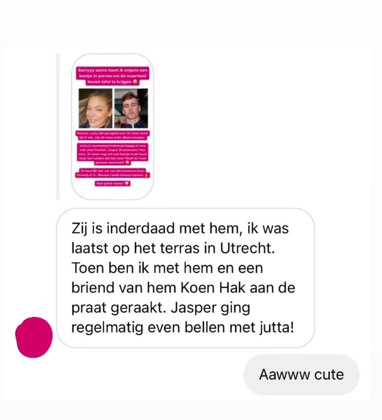 Sorry boys, Jutta Leerdam heeft een 