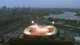 Fraaie dronebeelden sfeeractie Feyenoord - Olympique Marseille