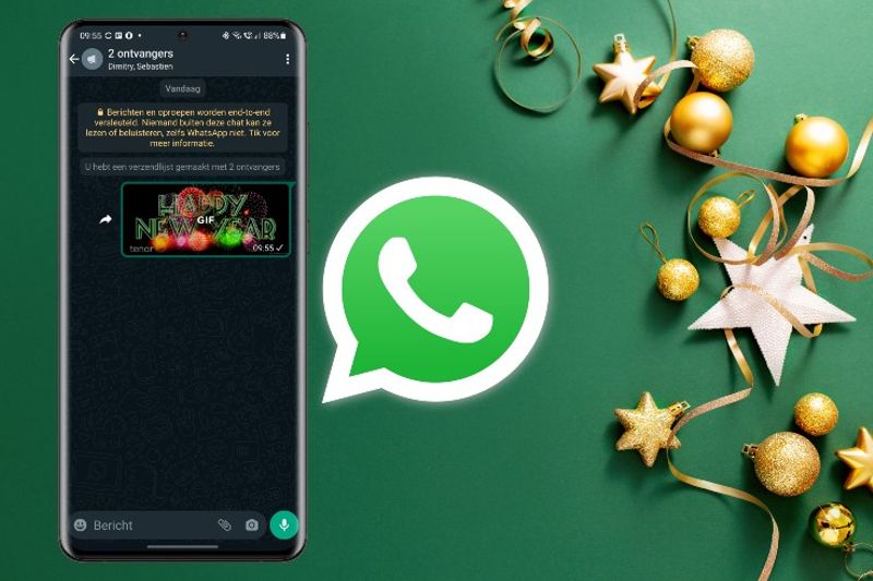 Kerst en nieuwjaarswensen sturen via WhatsApp, alles wat je wilt weten