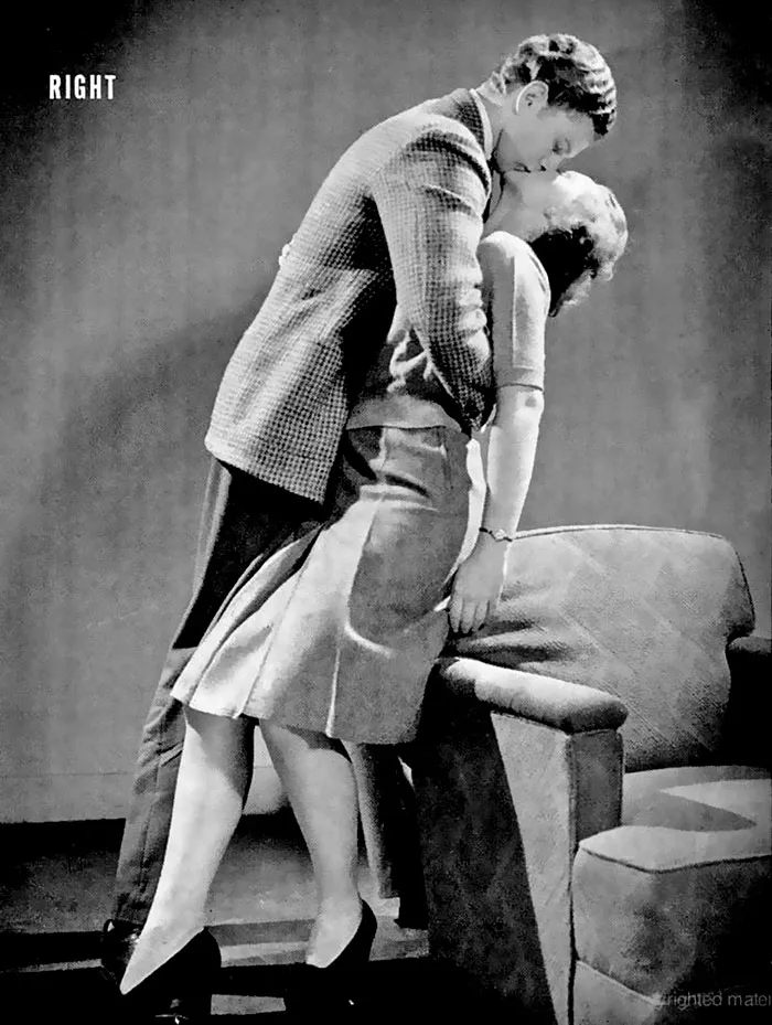 40s how to kiss guide life magazine 1