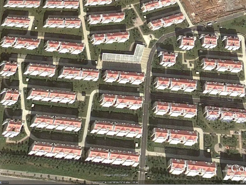 brand new empty houses outside jiangsu
