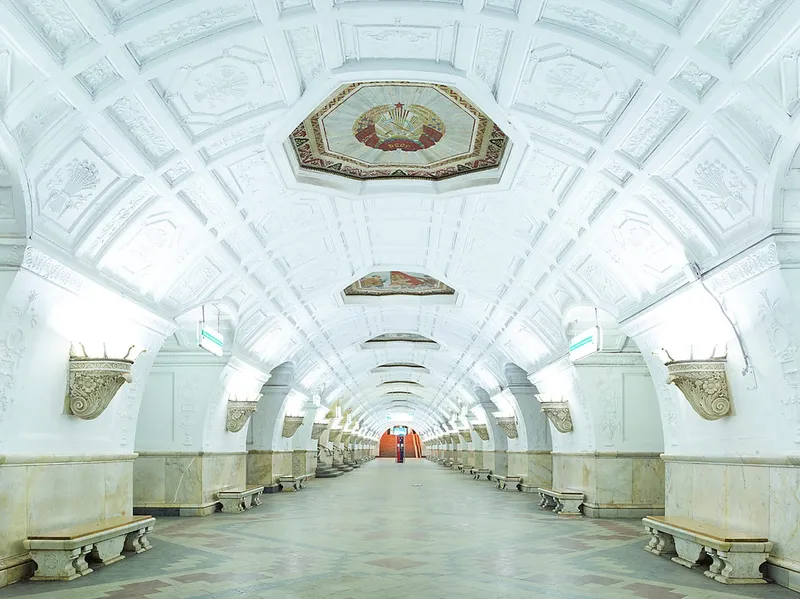 currently there are around 200 metro stations spread out across 12 lines in moscow burdeny picked 30 that he felt were the most visually interesting or historically significant