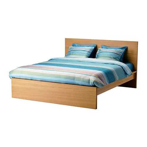 malm bed frame high oak veneer lury 0240107 pe379789 s4