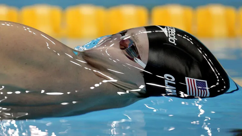 perfect timings swimmer water