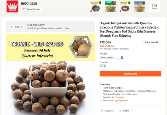 wasp galls etsy