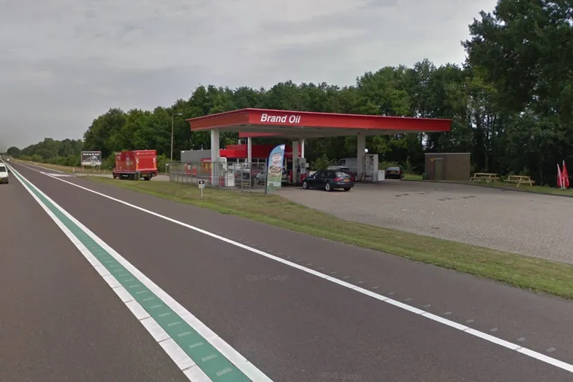 n34 zuidlaren brand tankstation googlemaps