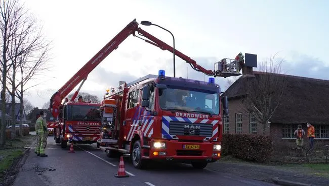 schoorsteenbrand rolde