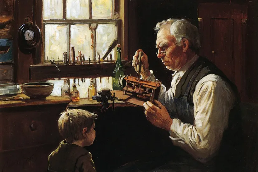 abbott fuller graves the village clockmaker wiki