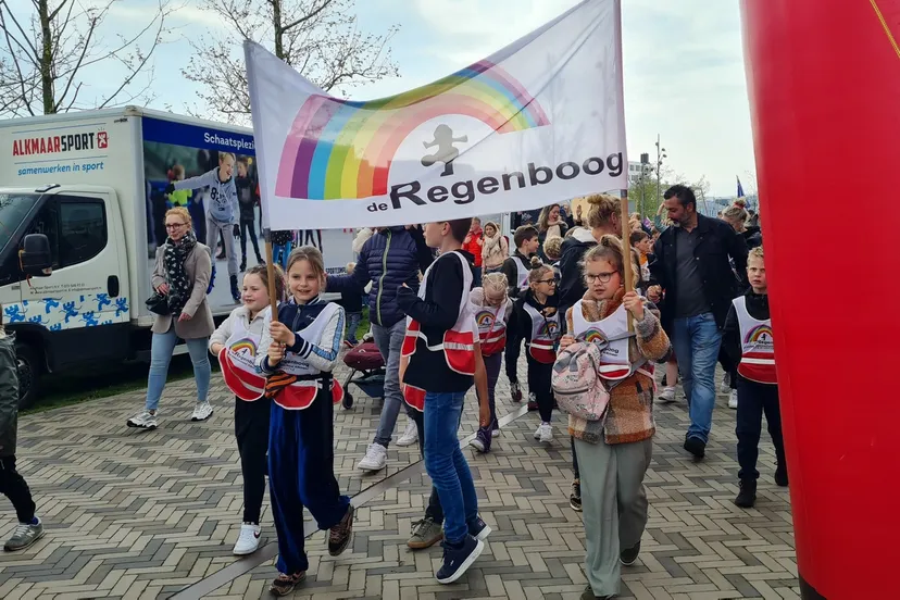 avond4daagse deelnemers regenboog school