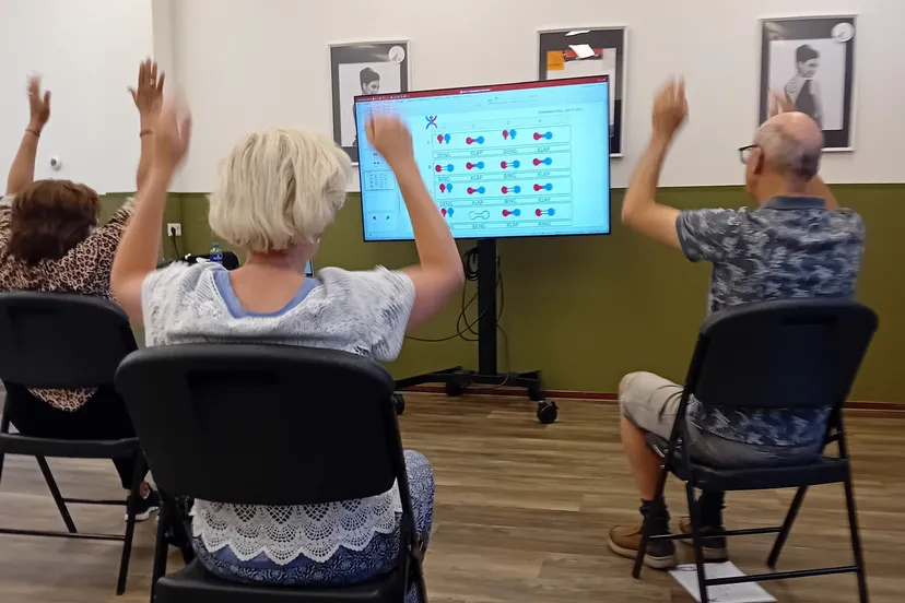 brein in beweging foto liggend