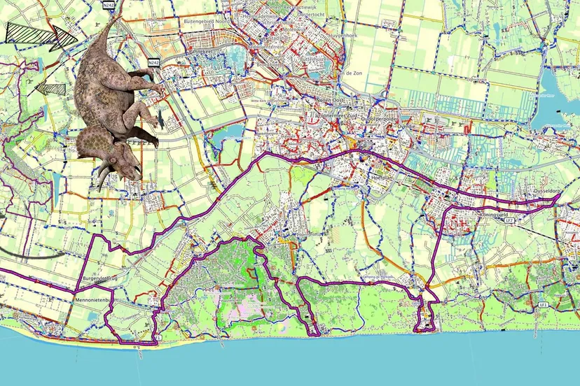 ek figuurfietsen triceratops