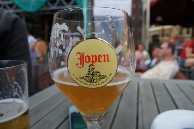 jopen beer lentebier in a jopen glass