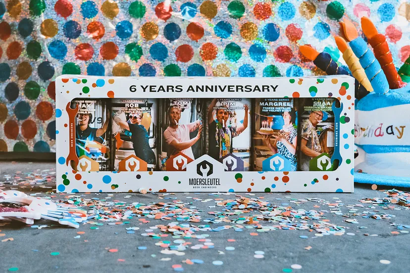 moersleutel 6 years jubileumbieren