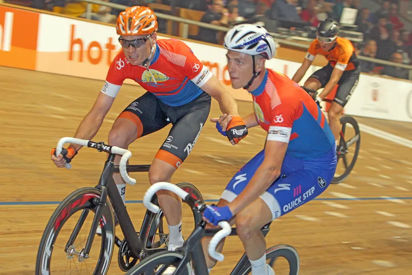 niki terpstra en pim ligthart in actie tijdens de tweede editie van wieler 3 daagse alkmaar