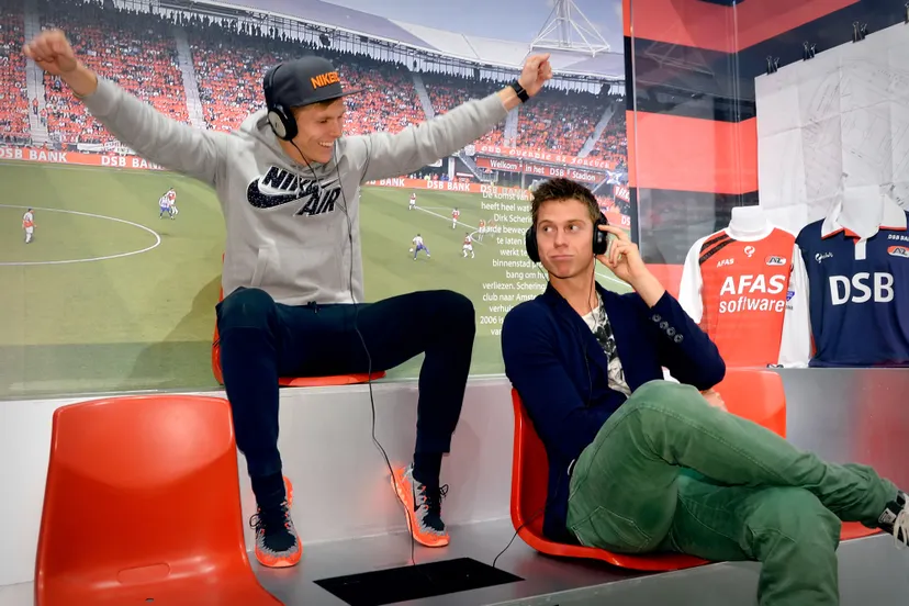 op het veld radioverslag blindentribune foto mike bink