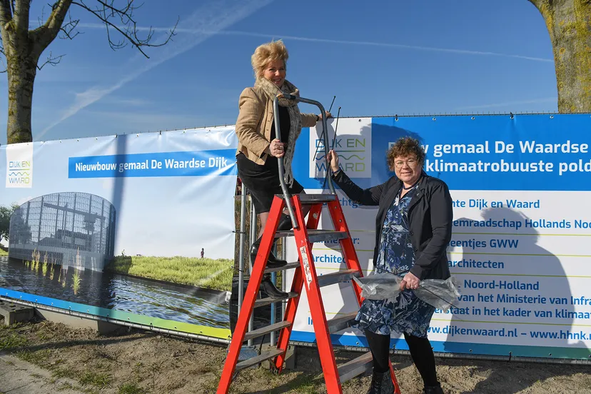 pb 12 persbericht symbolische start bouw gemaal waardse dijk