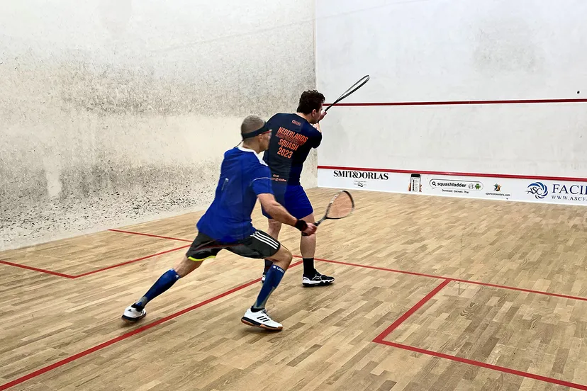 rick voogd voorste speler maakt het zijn tegenstander lastig