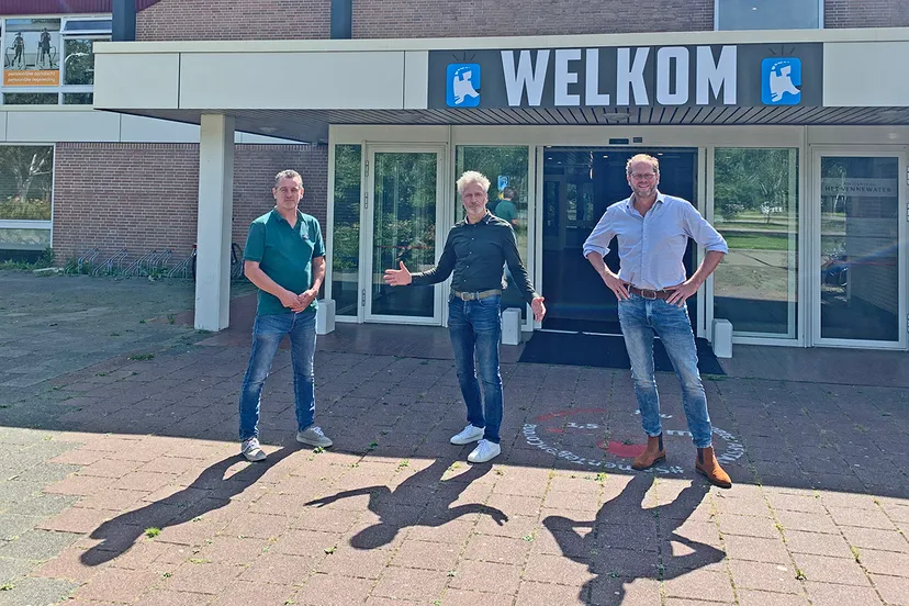 vincent peter en walter bij t vennewater in heiloo