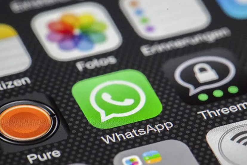 whatsapp op telefoonscherm