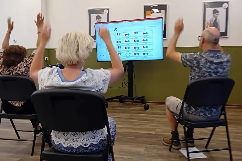 brein in beweging foto liggend