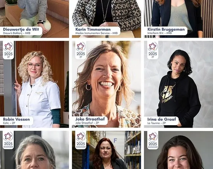 alle genomineerden zakenvrouwen 2025 netwerk flevolandse zakenvrouwen
