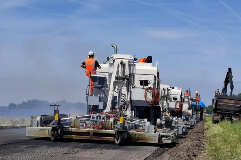 asphalt recycling train gem almere