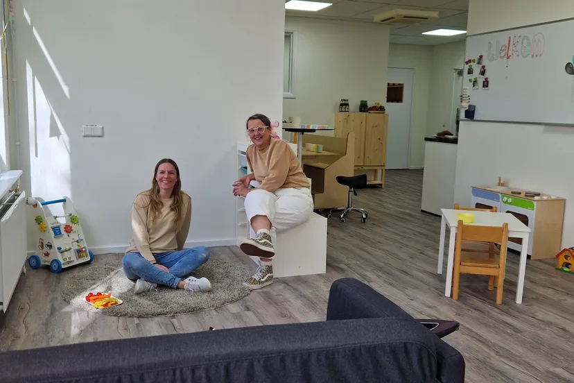 nieuwe groep met pedagogisch medewerkers lies en miryam