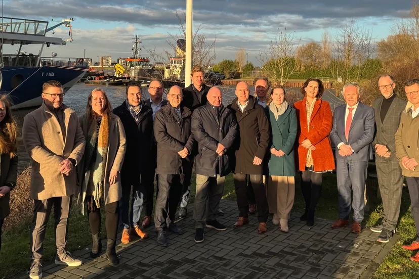 2025 werkbezoek haven januari