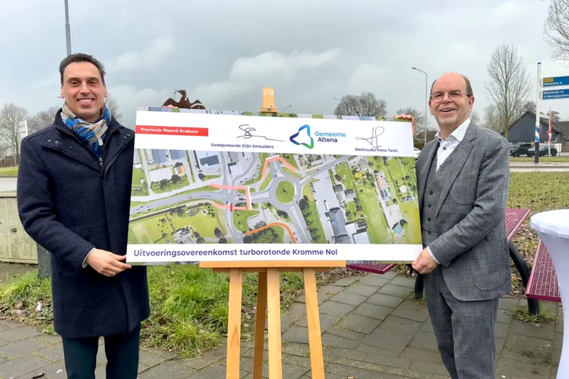 Ondertekening uitvoeringsovereenkomst turborotonde Kromme Nol