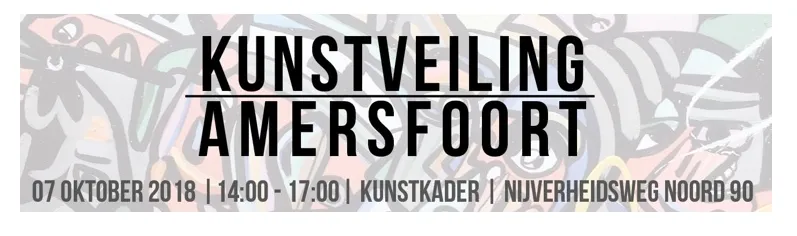 banner kunstveiling amersfoort 7 okt 2018