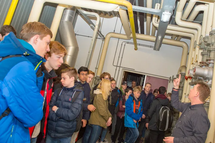 bezoek hooghe landt college 2