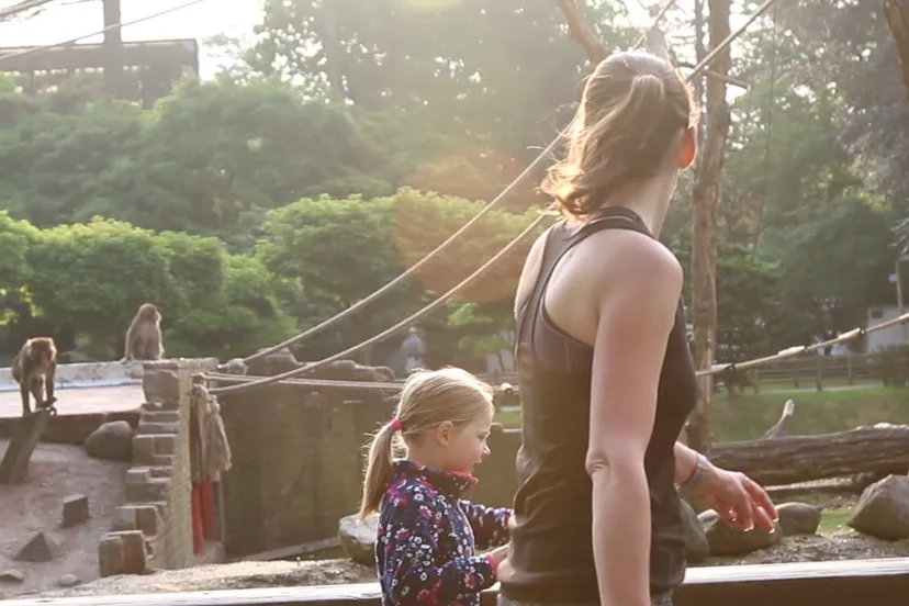 moederdag run langs de dieren