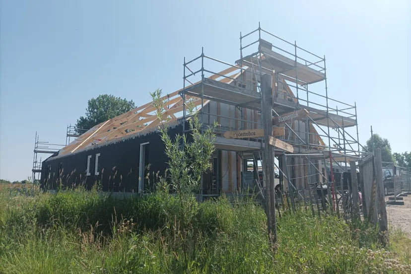 nieuwbouwhoeve land in zicht