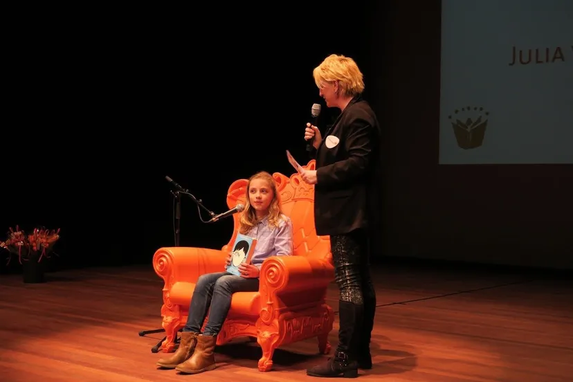 persfoto regionale voorleeswedstrijd