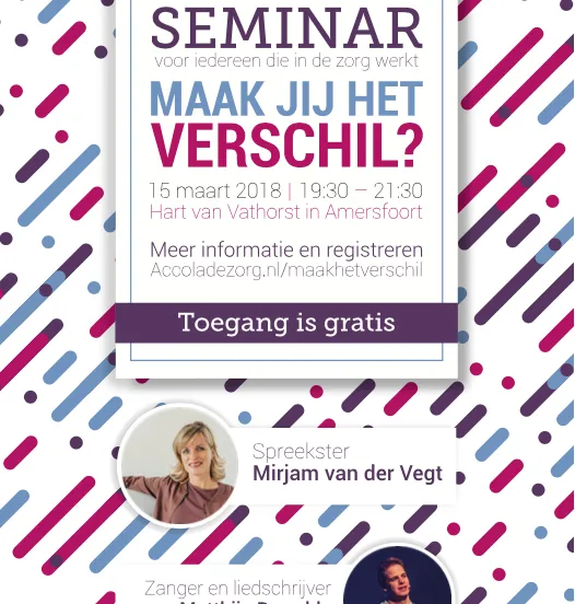 poster maak het verschil