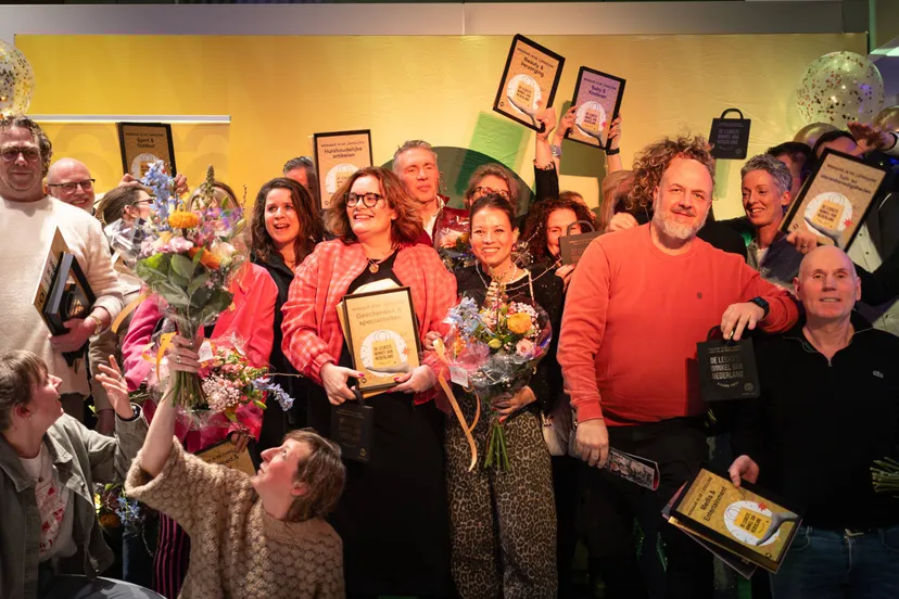 de categoriewinnaars en de leukste winkel van nederland op het podium