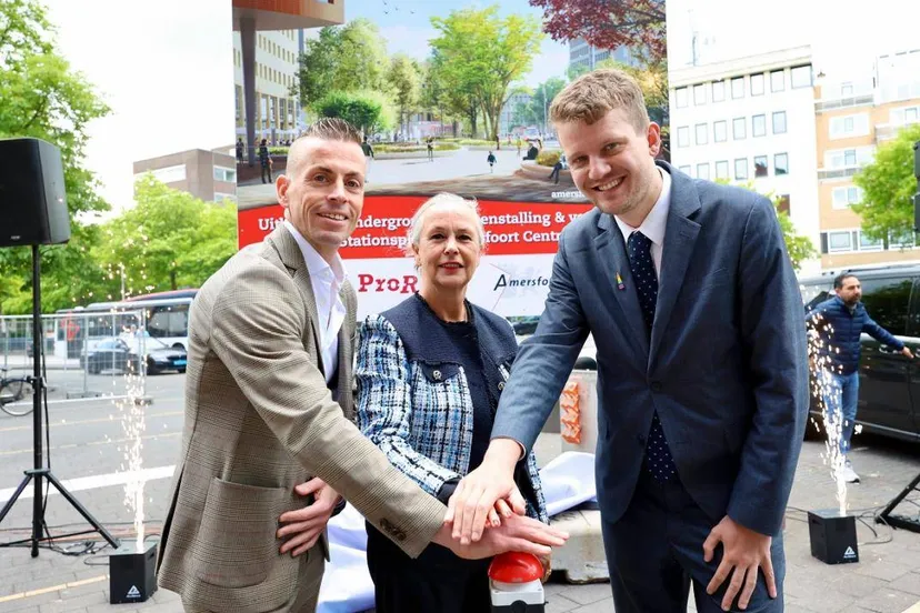 stationsplein bouwbord